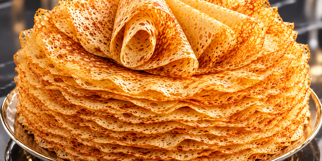 🥞 Тонкие блинчики с нежной курицей, грибами и сыром