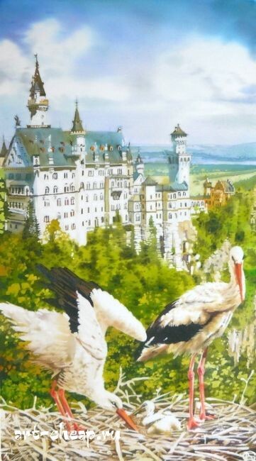 Семейное гнездо. Шелк техника: холодный батик. Источник изображения : art-katalog.com›ru/painter/515 и http://art-cheap.ru›gallery/18