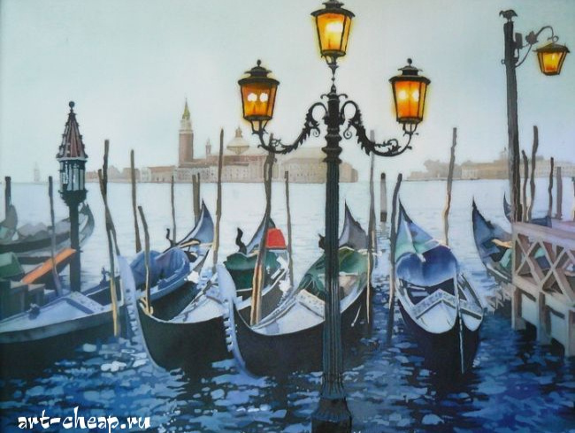 Венеция / шелк / холодный батик / 40x60 см. Источник изображения : art-katalog.com›ru/painter/515 и http://art-cheap.ru›gallery/18
