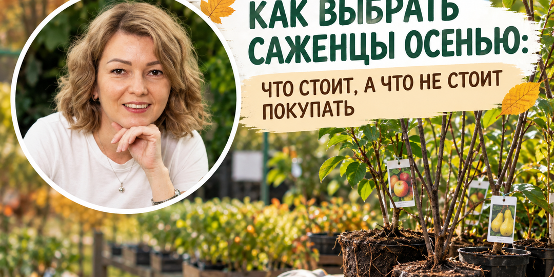 Как выбрать саженцы осенью: что стоит, а что не стоит покупать