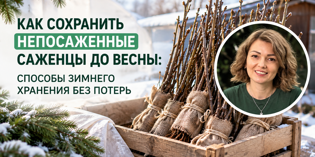 Как сохранить непосаженные саженцы до весны: способы зимнего хранения без потерь