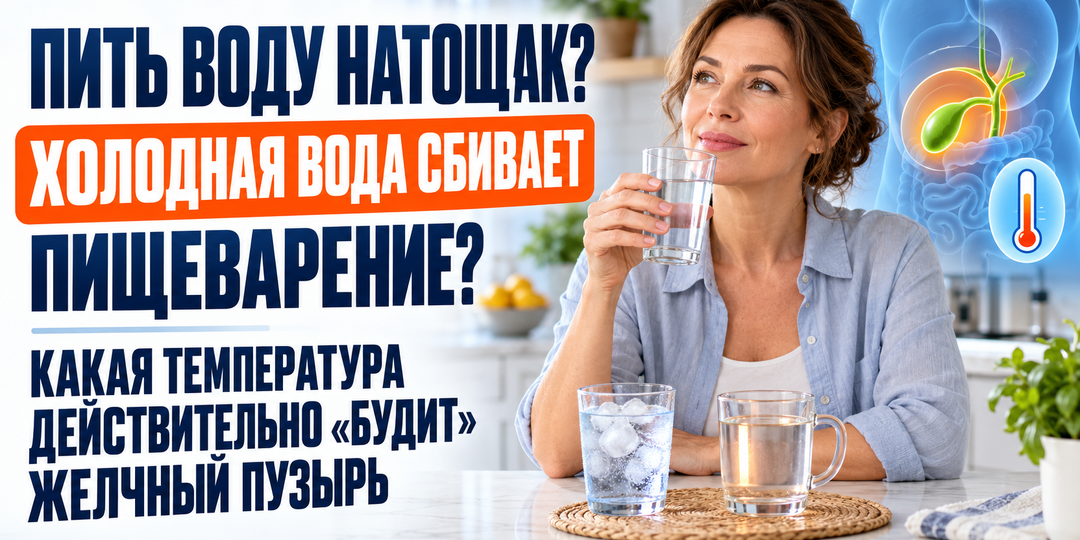 Вода натощак: нужно ли подогревать её до 40 градусов, чтобы «разбудить» желчный пузырь