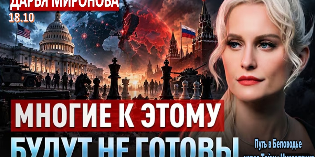 НЕ СТРОЙТЕ ПЛАНЫ ПОСЛЕ 24 ОКТЯБРЯ! Ясновидящая о самом сложном периоде осени. ДАРЬЯ МИРОНОВА