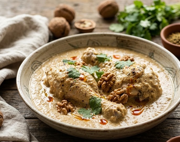 Сациви по грузински, нежная курица в густом ореховом соусе, секреты настоящего вкуса и подробное приготовление дома