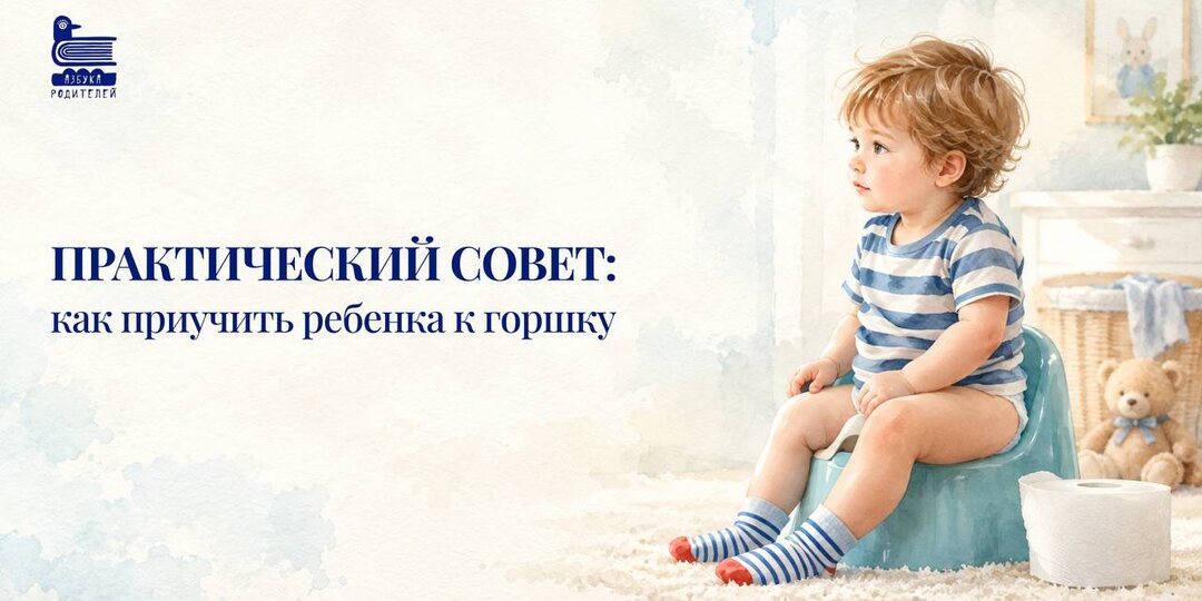Практический совет: как приучить ребенка к горшку
