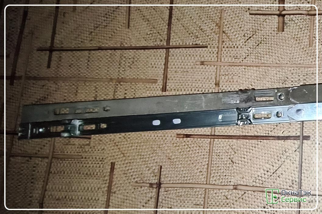 Сравнение новой и старой детали ножниц Roto