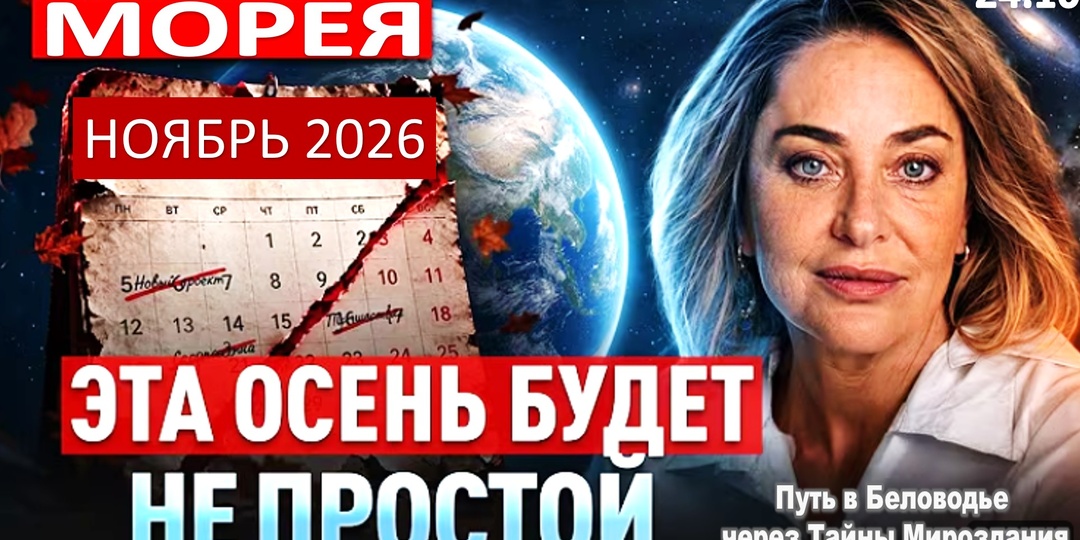 НЕ СТРОЙТЕ ПЛАНЫ НА НОЯБРЬ 2026 | МОРЕЯ О САМОМ СЛОЖНОМ ПЕРИОДЕ ПОЗДНЕЙ ОСЕНИ