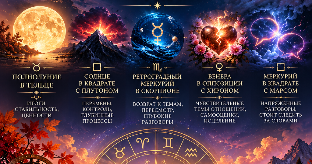 С 26 октября по 1 ноября 2026 для каждого знака Зодиака