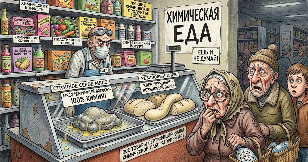 🥩 Химический бульон вместо еды: Мясо, рыба и хлеб превратились в яд и кто на этом наживается