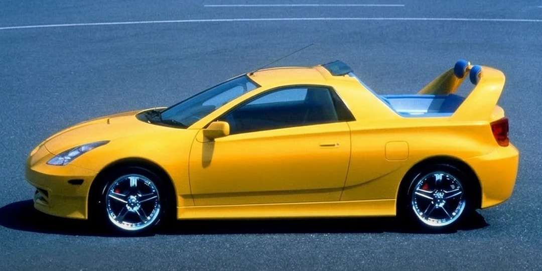 Добавим немного безумия вам в ленту: оцените пикап Toyota Celica, созданный специально для пляжного отдыха.