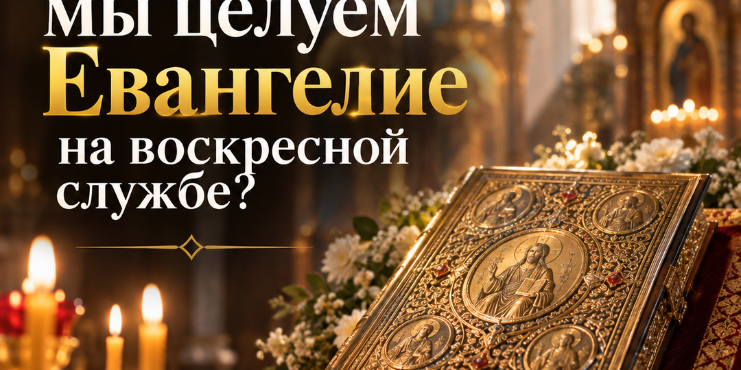 Почему мы целуем Евангелие на воскресной службе ?
