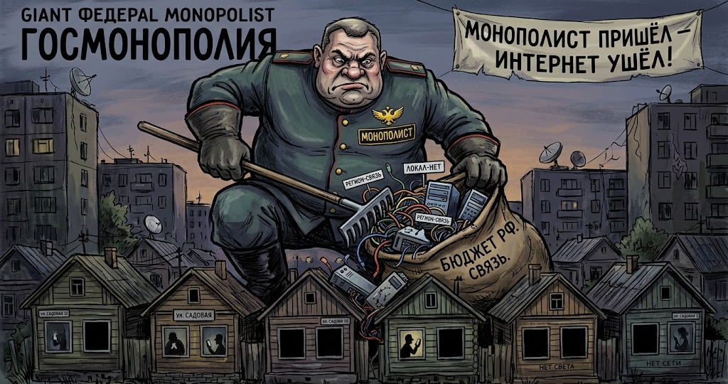 📡 Похоронный марш по связи: Как под видом «реформ»чиновники и монополисты зачищают регионы и грабят малый бизнес