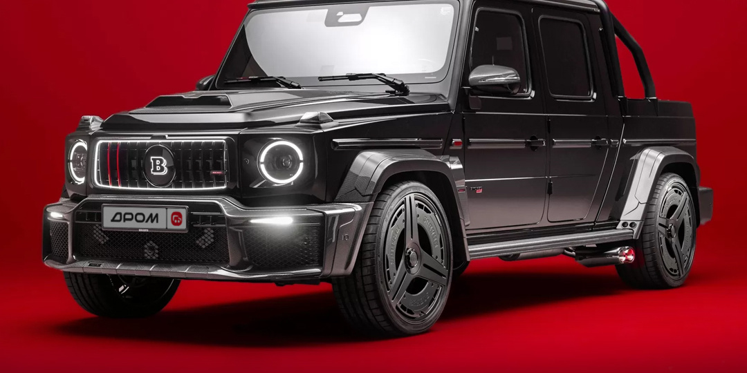 Пикап Brabus P 900 Rocket Edition получил 900 л.с. и 3,7 сек. до сотни — когда нужно что-то практичное и быстрое 😅