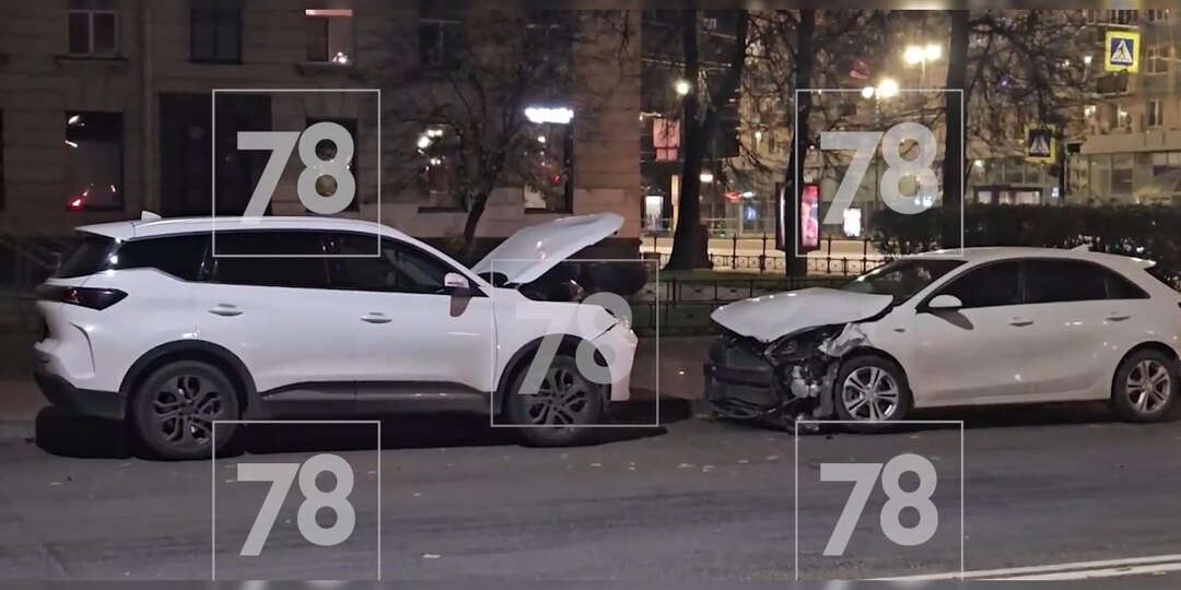 ДТП c участием двух автомобилей произошло на Московском проспекте
