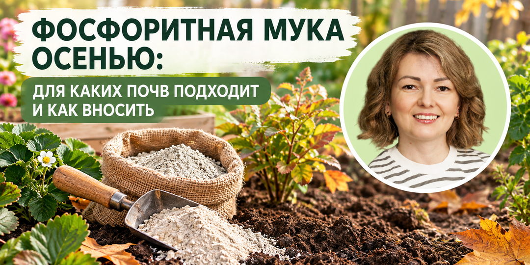 Фосфоритная мука осенью: для каких почв подходит и как вносить
