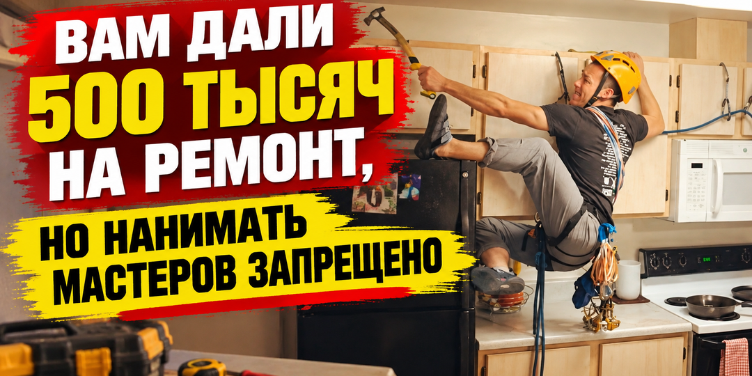 «Вам дали 500 тысяч на ремонт, но нанимать мастеров запрещено»