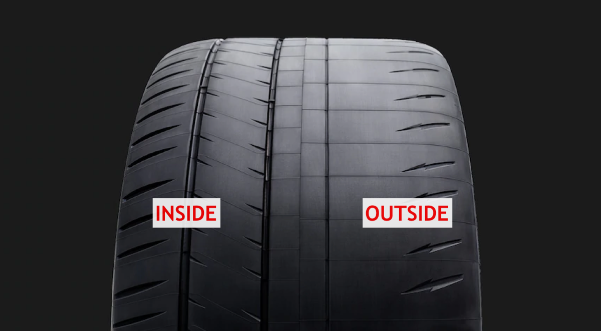 Яркий представитель асимметричных шин из сегмента "суперспорт" 