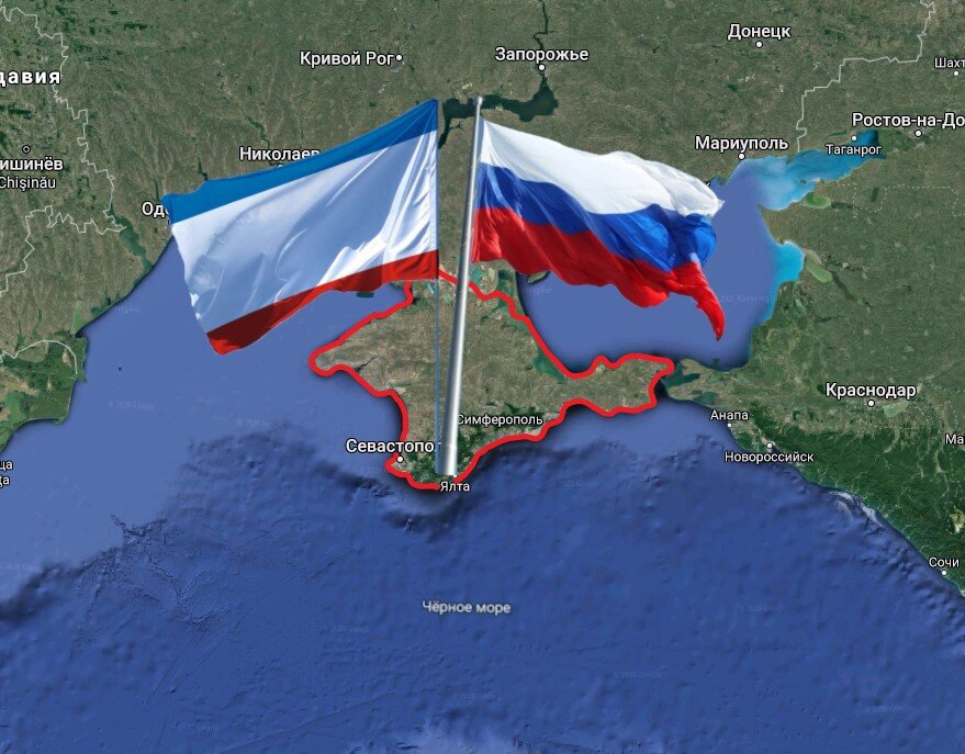 Карта крыма в составе украины - 88 фото