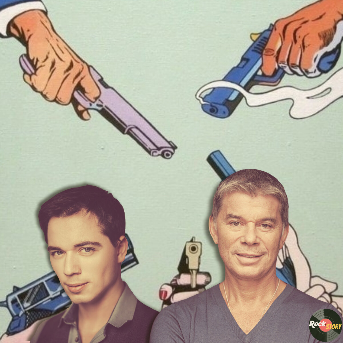 На фотографии: Родион Газманов и Олег Газманов