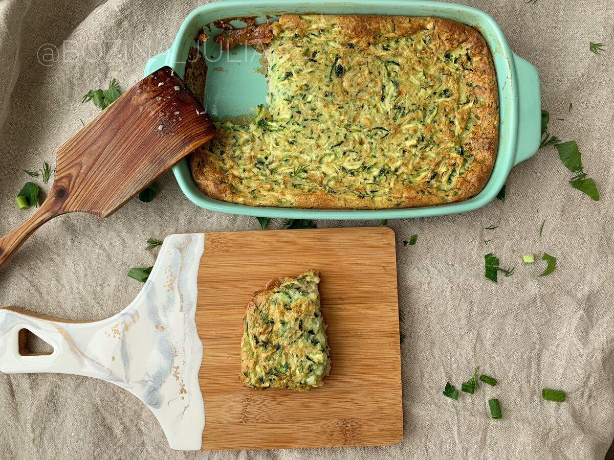 Запеканка из кабачков