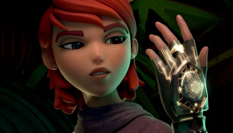 Это не совсем ее роль, ведь она озвучивала главного героя, сериала.