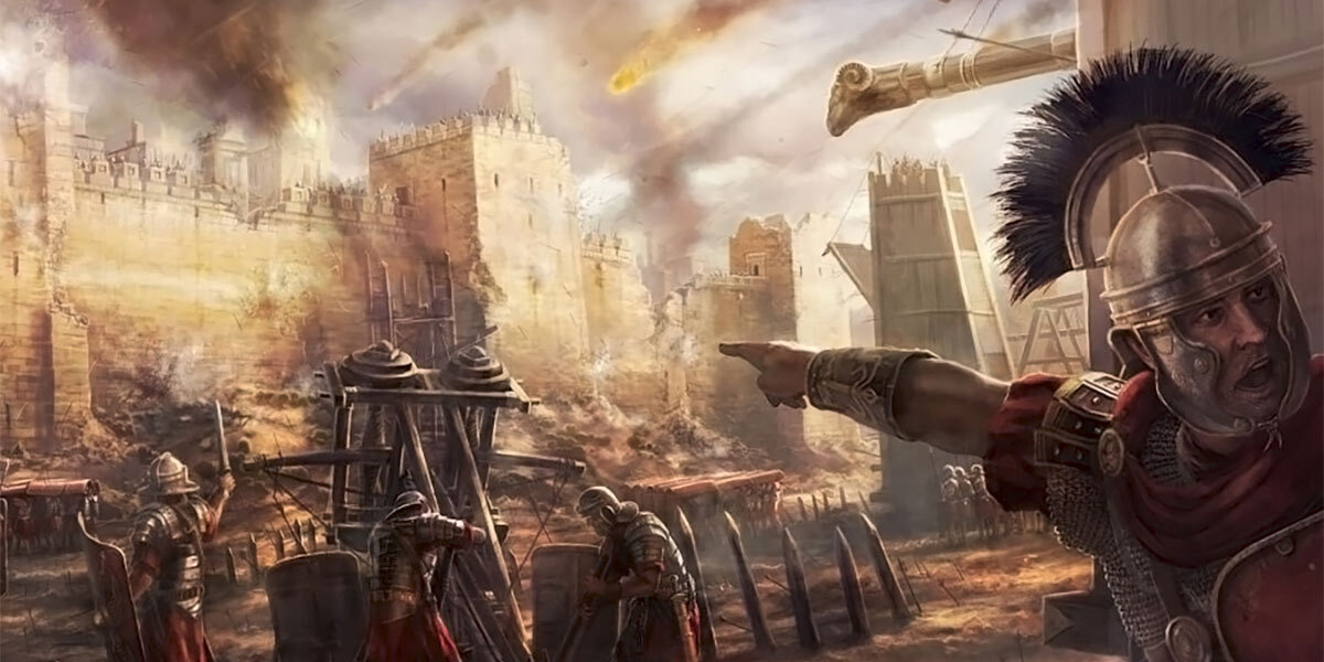 Римляне штурмуют Карфаген.