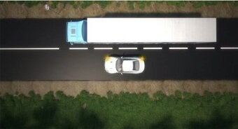 Разбор спорной ситуации, вы начали обгон фуры и не успели до начала сплошной и пересекли ее, это далеко не всегда нарушение ПДД