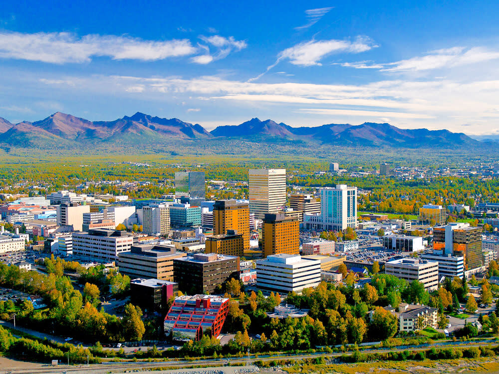 Анкоридж на Аляске