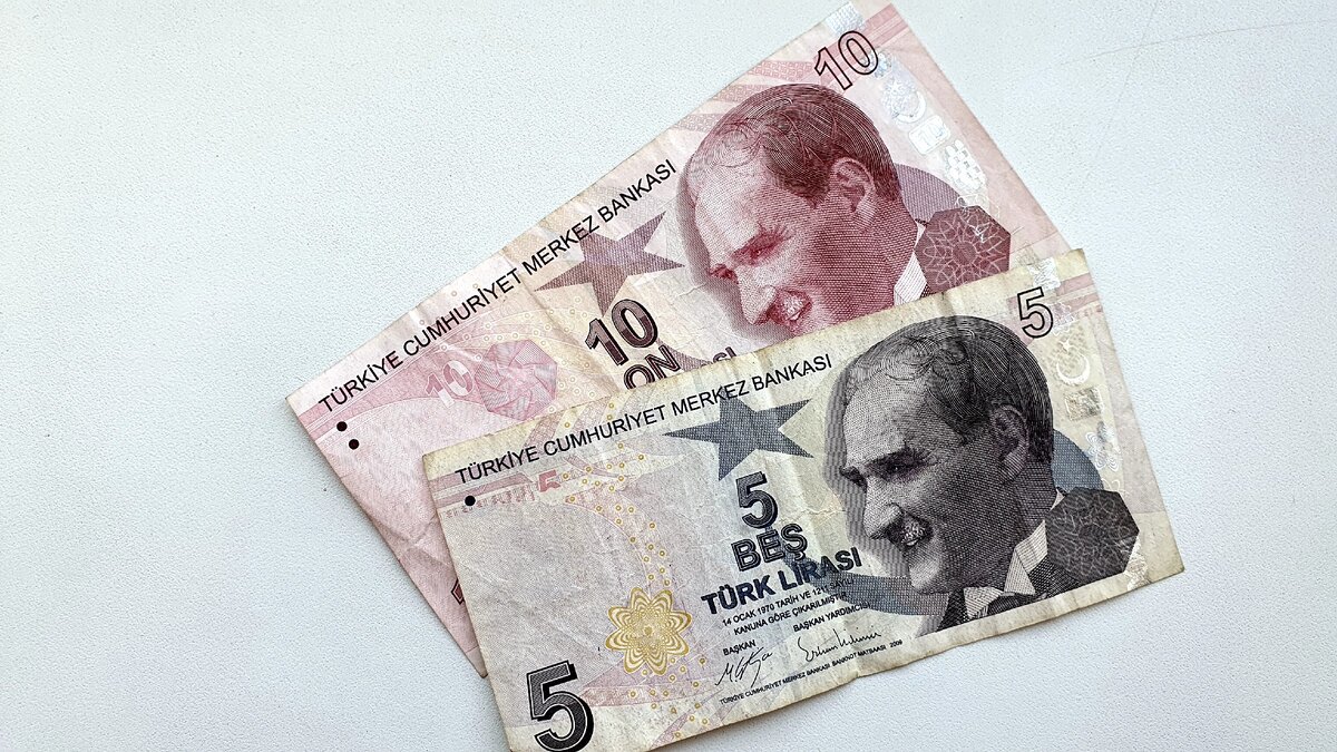 Турецкие лиры (фото из архива автора)