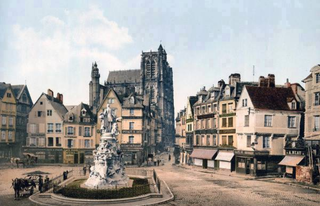 1890–1900. Франция, Метрополия Франция, О-де-Франс, Сомма, Абвиль.