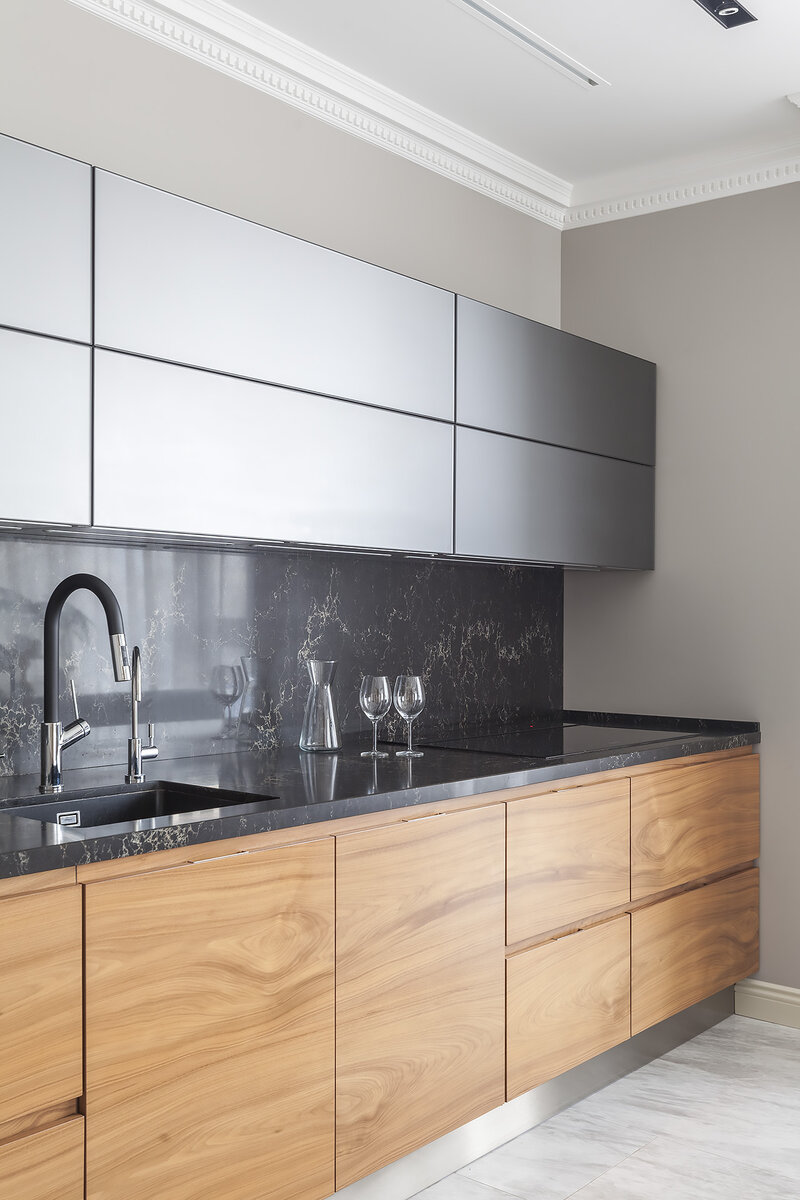 Кухня — Nika шпон Орех американский мат.