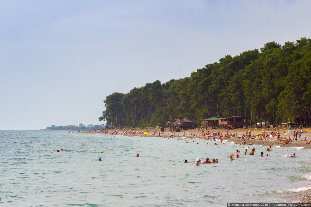 Bichvinta Beach Абхазия