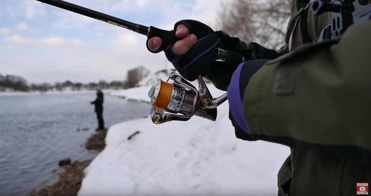Зимний спиннинг на Москва-реке.
