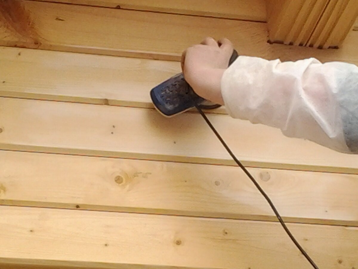 Шлифовка бруса