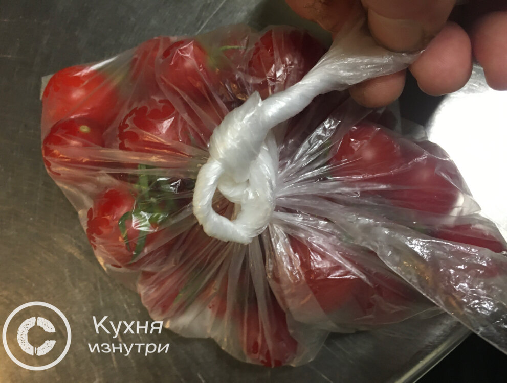 Как развязать узел на пакете