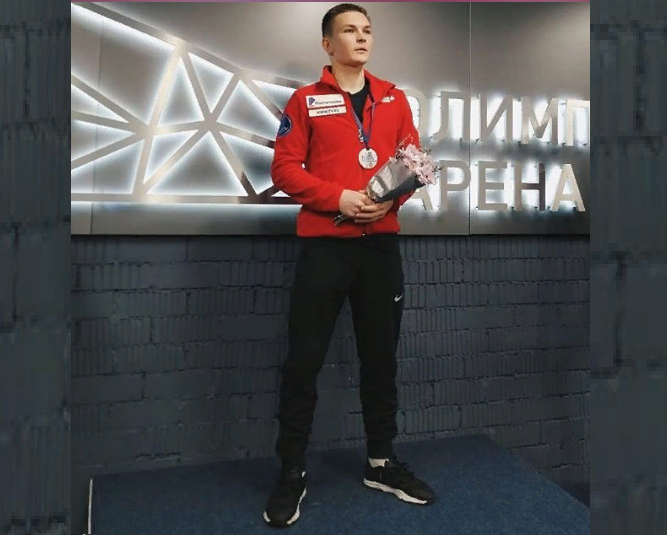 Михаил Коляда- победитель Minsk Arena Ice Star 2020. За фото спасибо @fsfederationspb