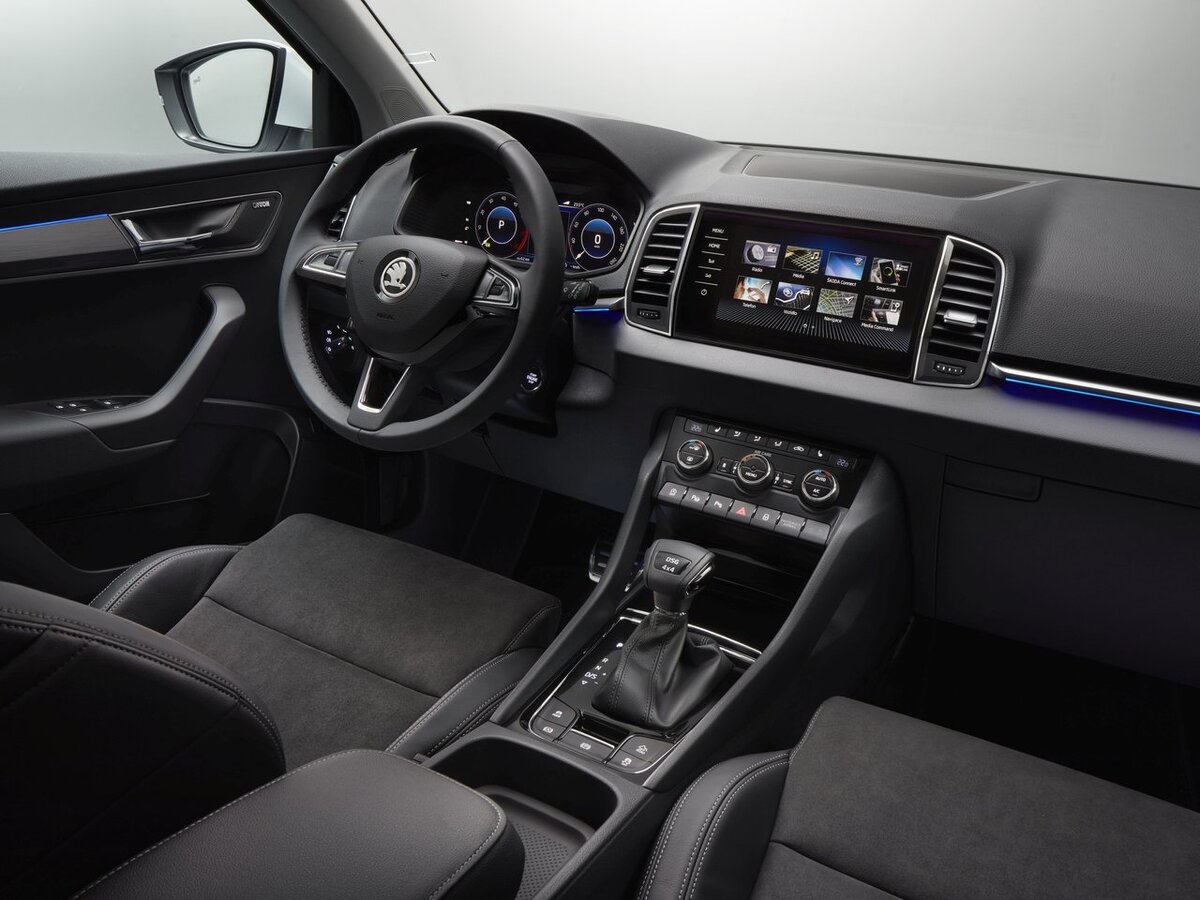 Салон нового кузова – Skoda Karoq