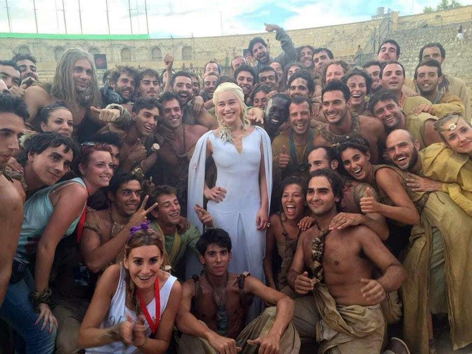 Фотографии с съёмочной площадки сериала «Игры престолов»1