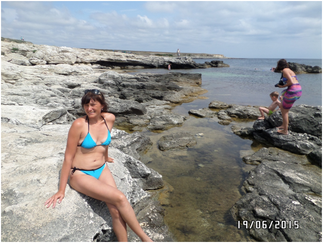 Каменные пляжи мыса Тарханкут. 