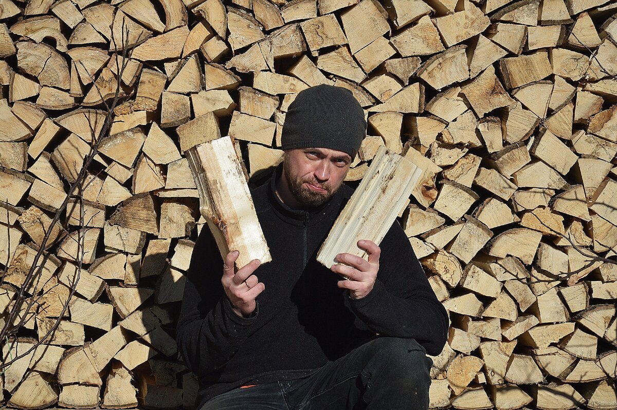 Фото с заготовки дров 2020