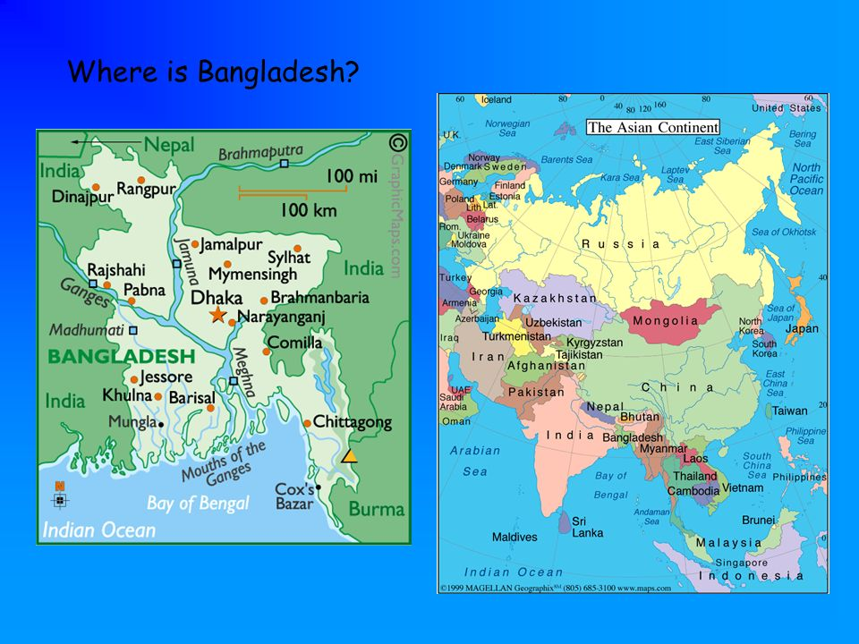 Где бангладеш страна. Географическая карта Бангладеш.