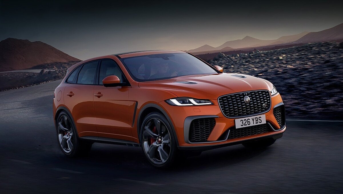 Jaguar f Pace фары