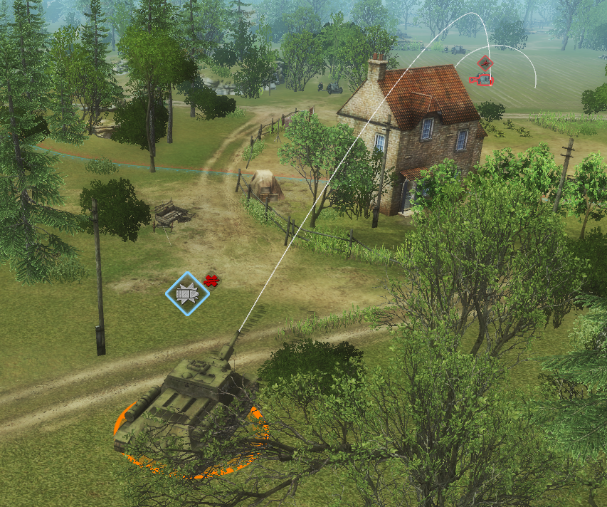 пример использования дома, как укрытия для нашей любимой имбы