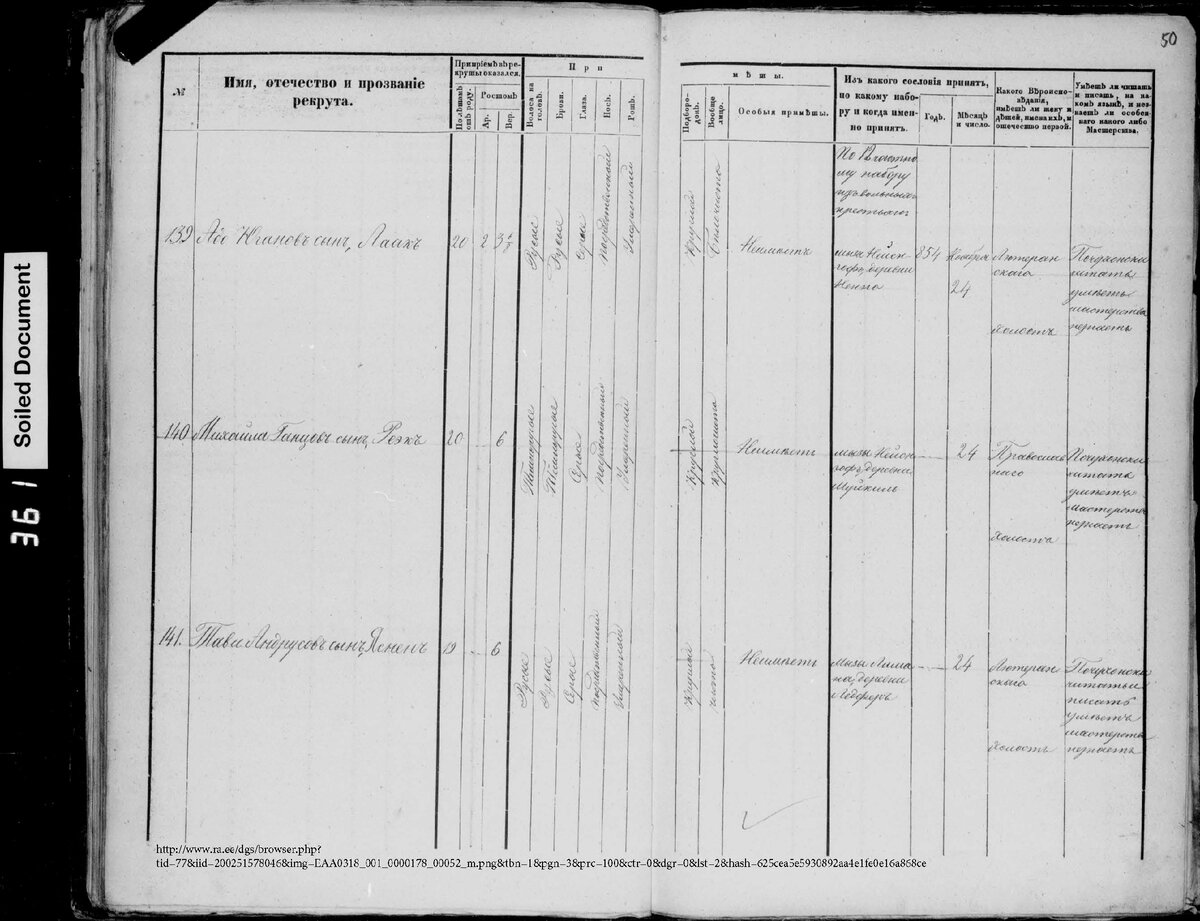 копия из  списков по набору в рекруты