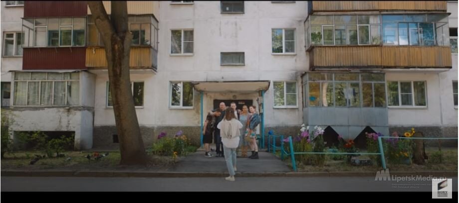 Фото со съемок фильма Родные. 