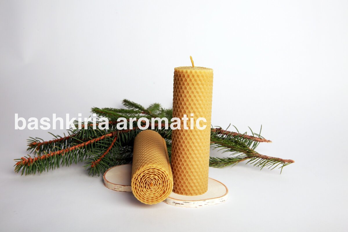 Свечи из вощины bashkiria aromatic 