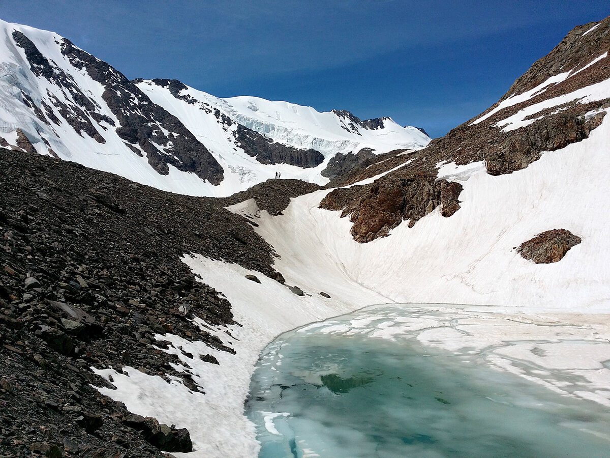 У горного "Голубого озера"