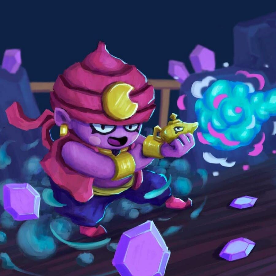 Palette brawl stars. Джин Браво старс. Brawl Stars Джин. Джин Браво старс арт. Лампа Джина Браво старс.