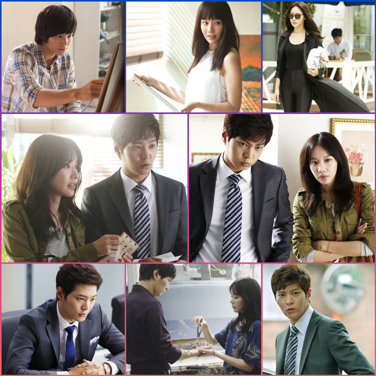 Поймай меня - коллаж кадров из фильма - парочка та еще)))