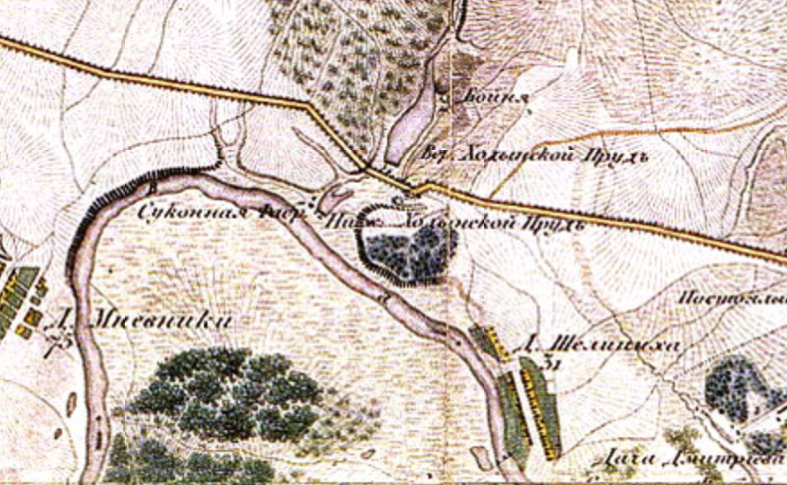 Карта 1818 года